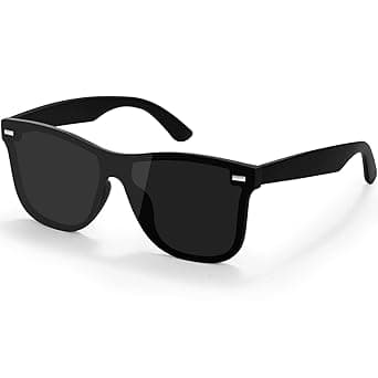 UVJ COTTS® Classic Wayfarer Design Full Rim UV Protection Flat Lens Sunglasses | Men & Women | Medium | Pack of 1